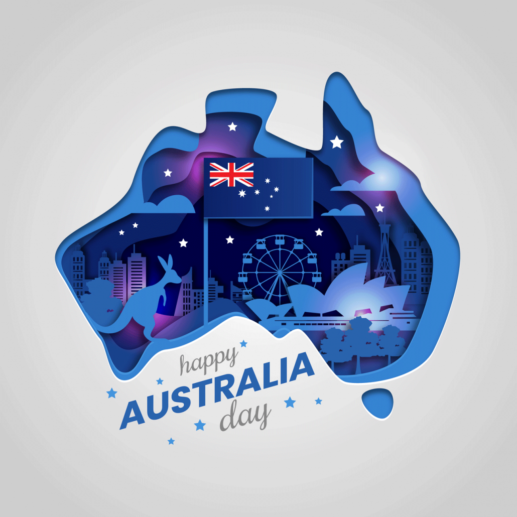 نقشه استرالیا - ایالت های استرالیا