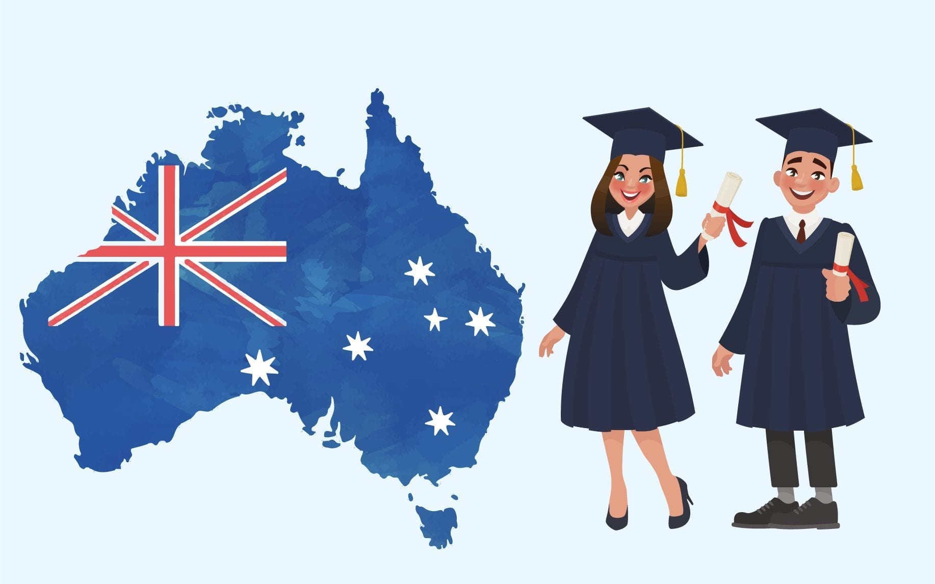 بورسیه تحصیل استرالیا - شرایط دریافت بورسیه تحصیلی استرالیا